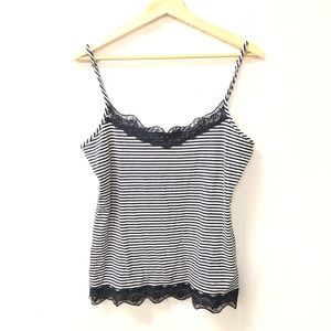 PURE collection Sz 12 striped Cami tank top